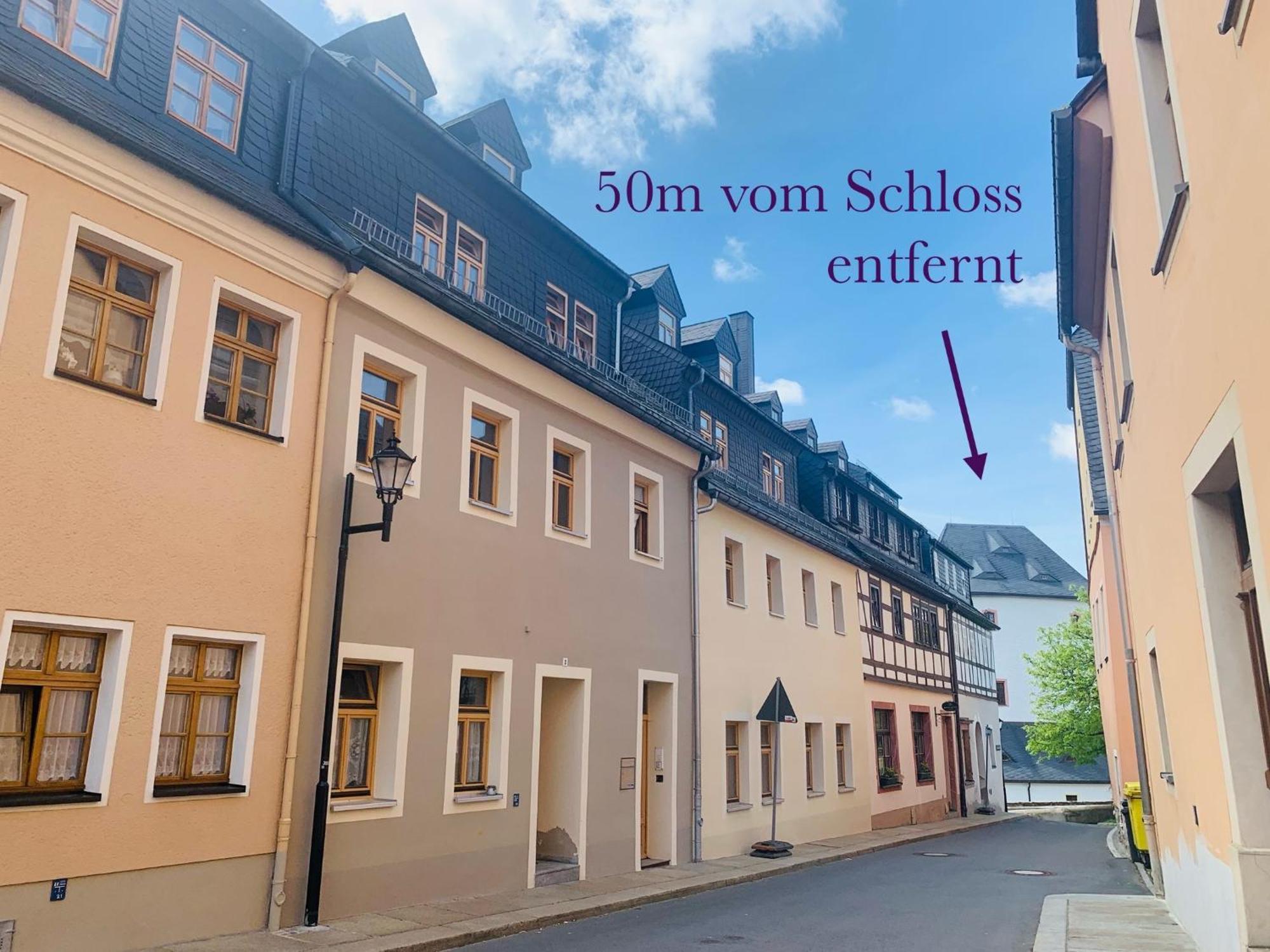 Am Schloss Wolkenstein, 86M2, 3Br, Babybett, Office Exteriér fotografie