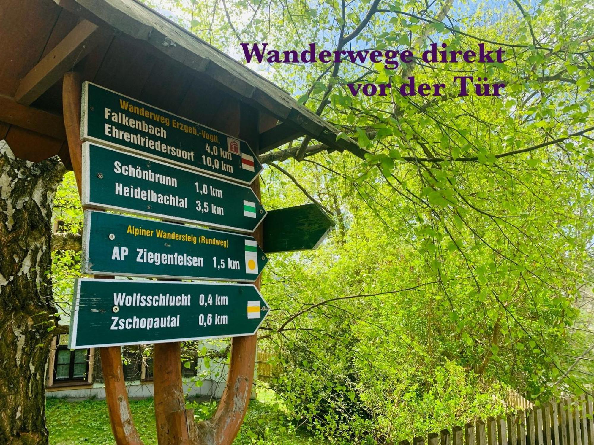 Am Schloss Wolkenstein, 86M2, 3Br, Babybett, Office Exteriér fotografie